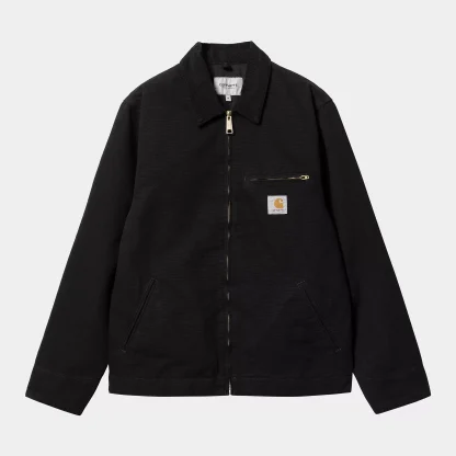 Carhartt WIP Detroit Jacket (Summer) Black/Black Rinsed