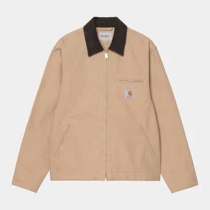 Carhartt WIP Detroit Jacket (Summer) Dusty H Brown/Tobacco Rinsed