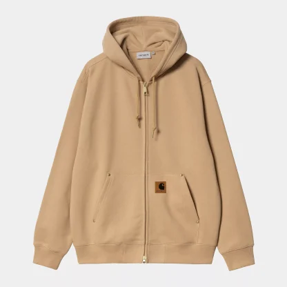 Carhartt WIP Hooded Eldon Sweat Jacket Dusty H Brown