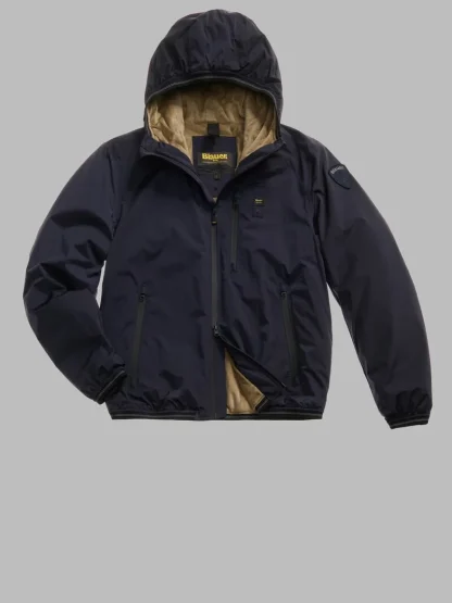 Blauer GIUBBETTO CON INTERNO IN ECO PELLICCIA DEVON Colore: Blu Sodalite