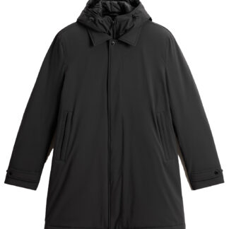Woolrich  Stretch 2-in-1 Carcoat - Men's Nylon Stretch Overcoat Black