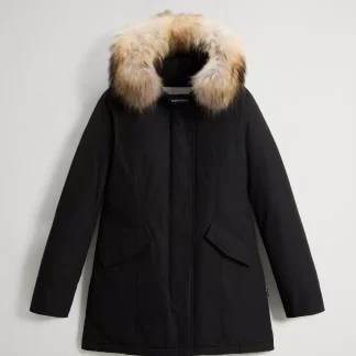 Woolrich W'S AArctic Parka in Ramar Cloth con pelliccia removibile black
