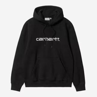 Carhartt WIP Hooded Carhartt Sweatshirt Black / White