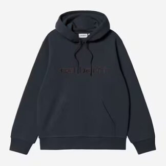 Carhartt WIP Hooded Carhartt Sweatshirt Deep Night / Palisander