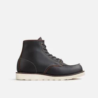 RED WINGS SHOES 8849 6" Classic Moc Toe Black Prairie